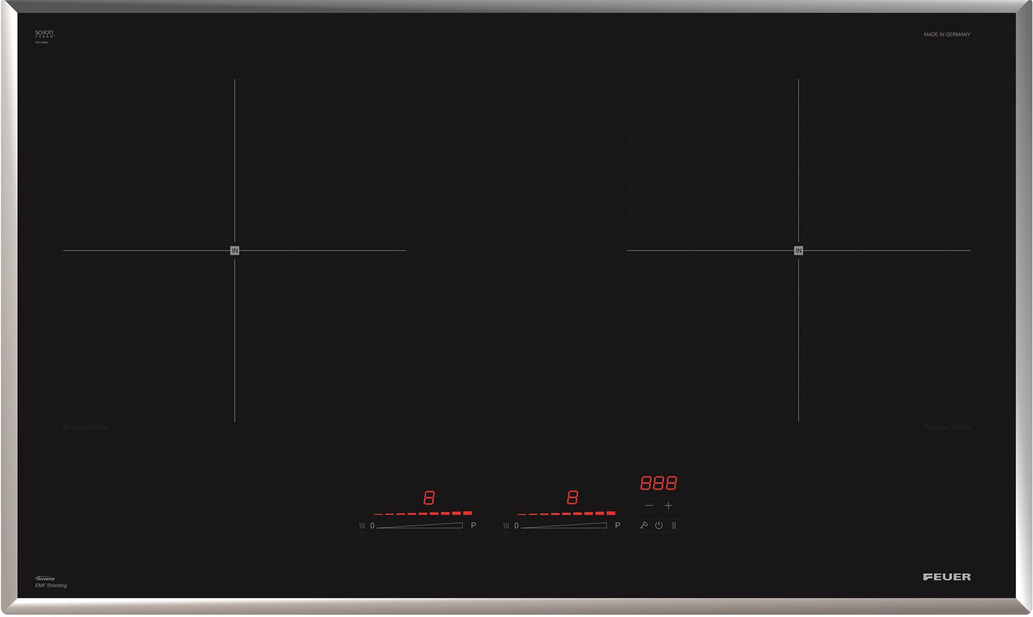 Ảnh của Bếp điện từ đôi Feuer F88S