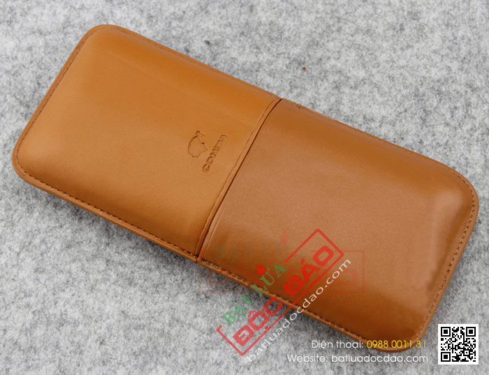 Bao da đựng Cigar (xì gà) Cohiba chất liệu da cao cấp - Mã SP: 1300L