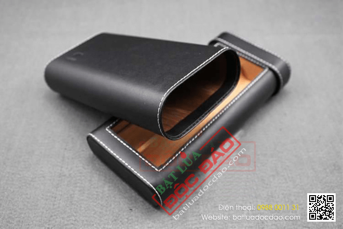 Bao da đựng Cigar (xì gà) chính hãng Cohiba loại 2 điếu - Mã SP: BLPH2115