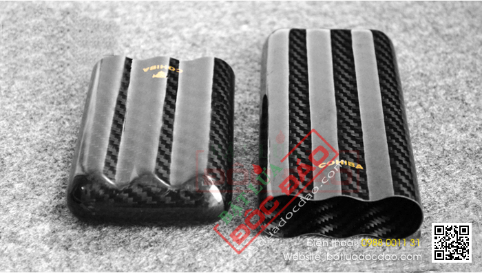 Bao da đựng Cigar (xì gà) chính hãng Cohiba loại 3 điếu - Mã SP: BLP333B