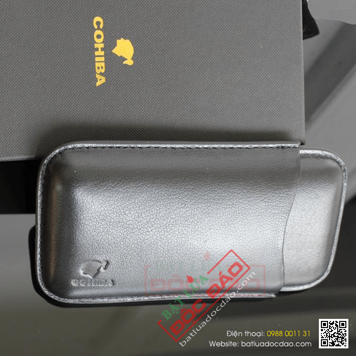 Bao da đựng Cigar (xì gà) Cohiba chính hãng loại 3 điếu - Mã SP: 1301L