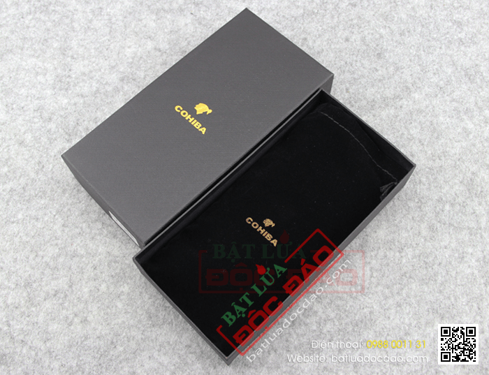 Bao da đựng Cigar (xì gà) Cohiba chính hãng loại 3 điếu - Mã SP: 1304L