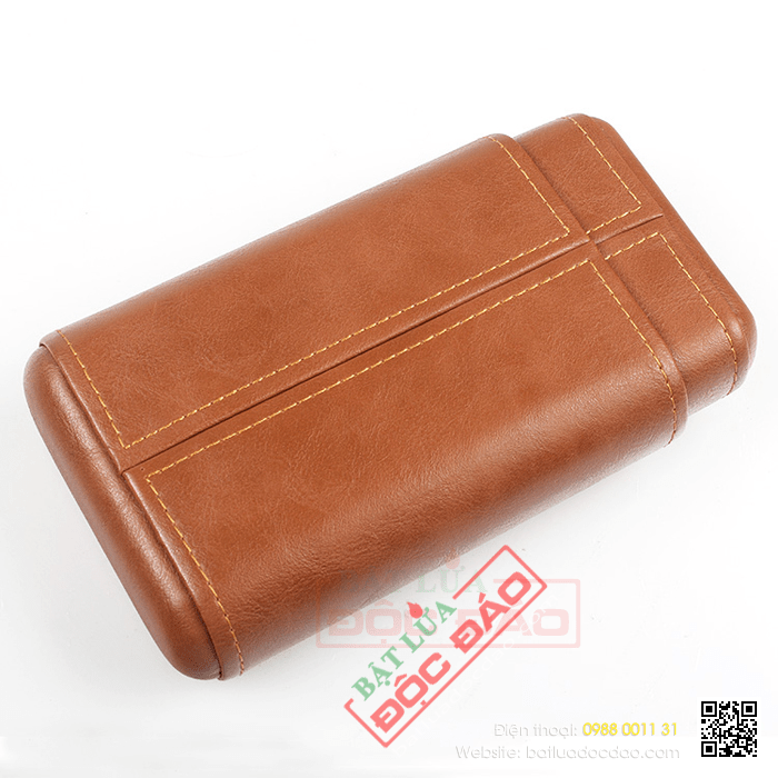 Bao da đựng Cigar (xì gà) Cohiba chính hãng loại 3 điếu - Mã SP: 5003L