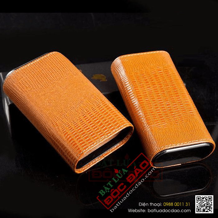Bao da đựng Cigar (xì gà) Cohiba chính hãng loại 3 điếu - Mã SP: P3038