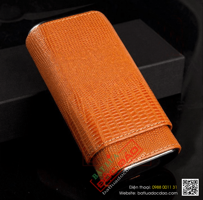 Bao da đựng Cigar (xì gà) Cohiba chính hãng loại 3 điếu - Mã SP: P3038
