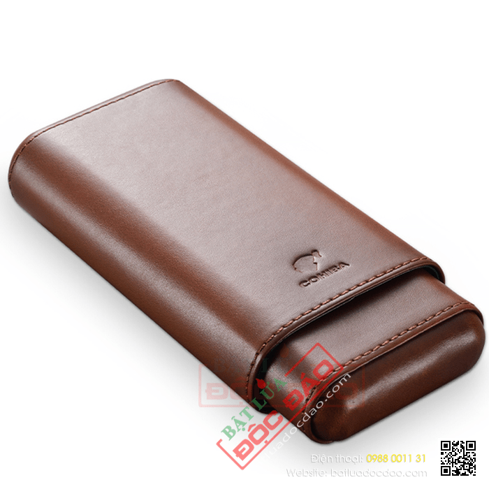 Bao da đựng Cigar (xì gà) Cohiba chính hãng loại 3 điếu - Mã SP: PT3009