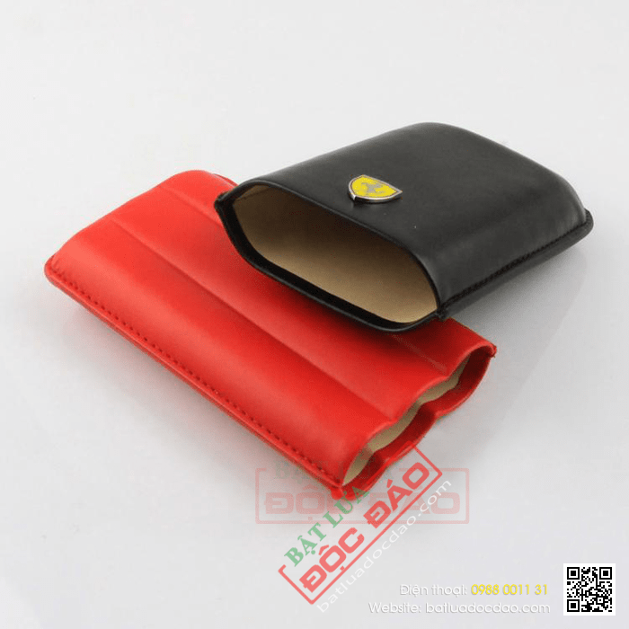 Bao da đựng Cigar (xì gà) Cohiba chính hãng loại 3 điếu - Mã SP: RAFP303