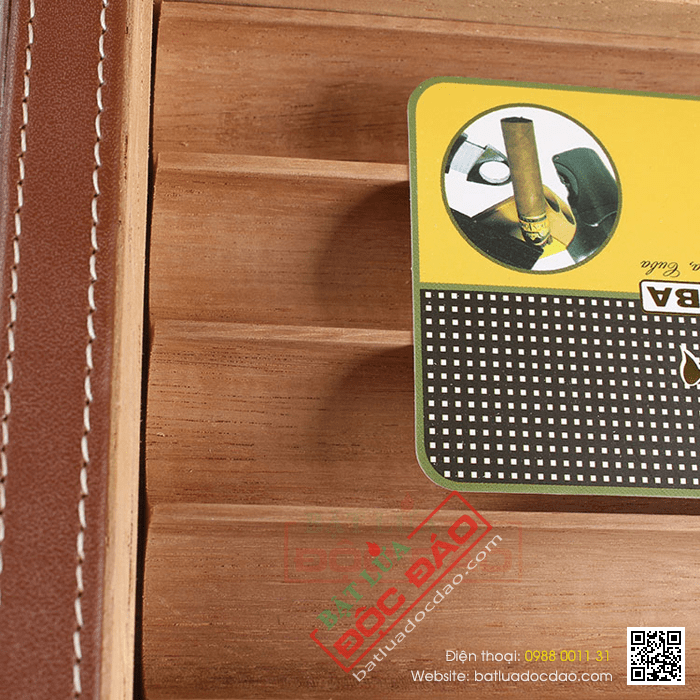 Bao da đựng Cigar (xì gà) Cohiba chính hãng loại 4 điếu - Mã SP: 0306B