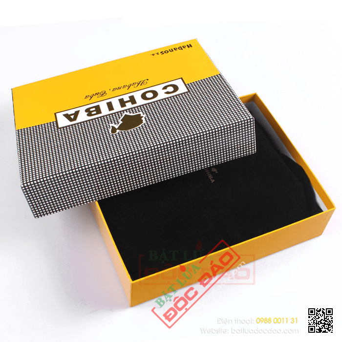 Bao da đựng Cigar (xì gà) Cohiba chính hãng loại 4 điếu - Mã SP: 0306B