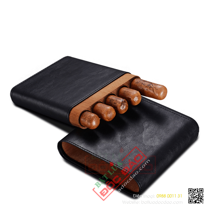 Bao da đựng Cigar (xì gà) Cohiba chính hãng loại 5 điếu - Mã SP: H561B