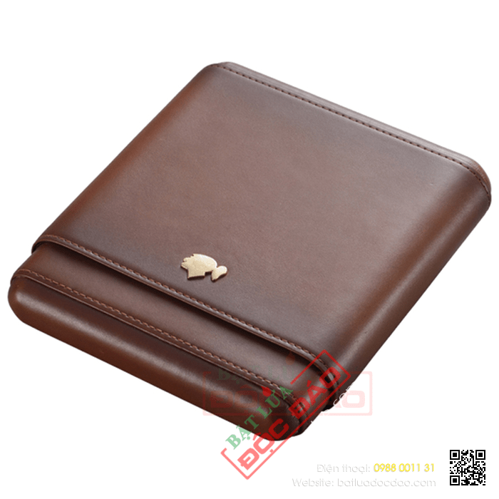 Bao da đựng Cigar (xì gà) Cohiba chính hãng loại 5 điếu - Mã SP: H561B