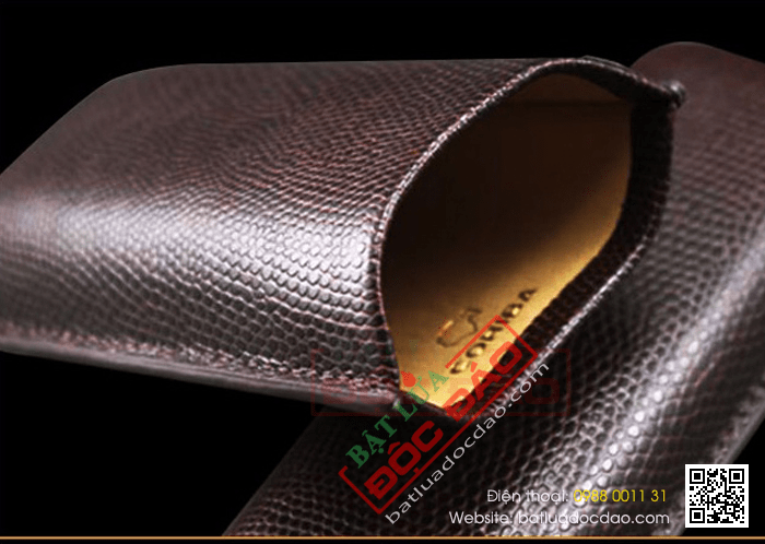 Bao da đựng Cigar (xì gà) Cohiba loại 3 điếu chính hãng - Mã SP: 5200A