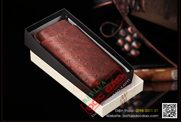 Bao da đựng Cigar (xì gà) Cohiba loại 3 điếu chính hãng - Mã SP: CP101