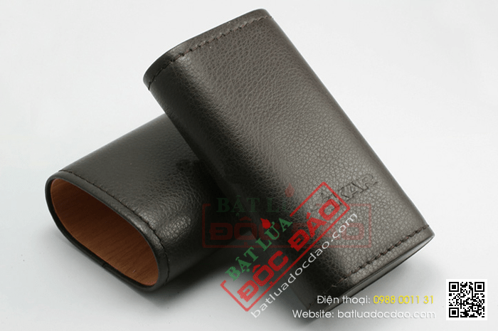 Bao da đựng Cigar (xì gà) Xikar chất liệu da cao cấp chính hãng- Mã SP: 249BK