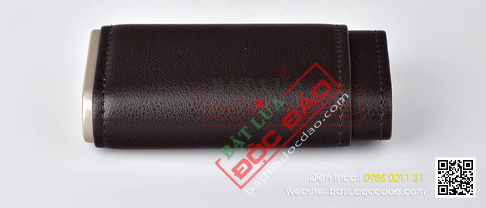 Bao da đựng Cigar (xì gà) Xikar chất liệu da cao cấp chính hãng- Mã SP: 249BK
