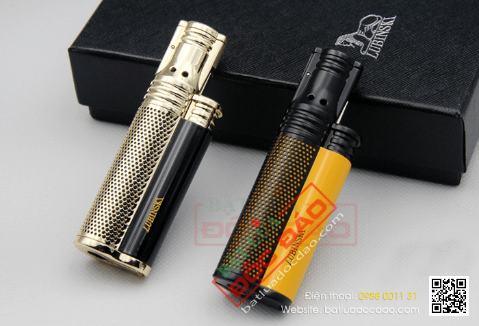 Bật lửa xì gà 1 tia Lubinski cao cấp kèm đục - Mã SP: KB26