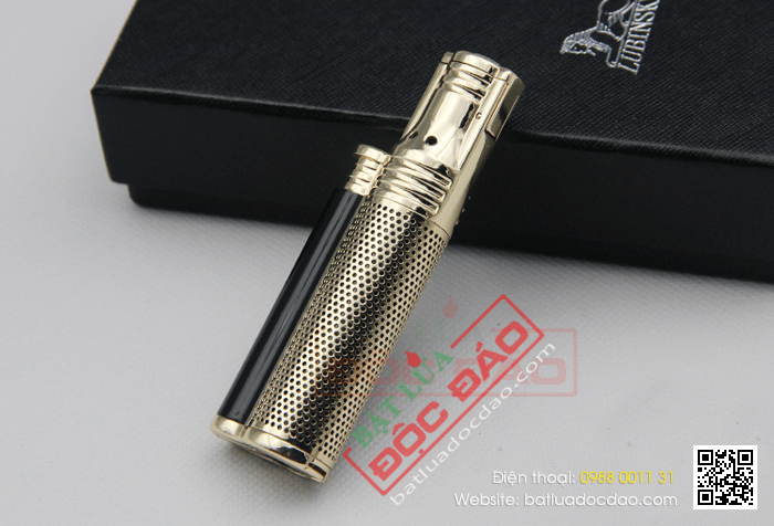 Bật lửa xì gà 1 tia Lubinski cao cấp kèm đục - Mã SP: KB26