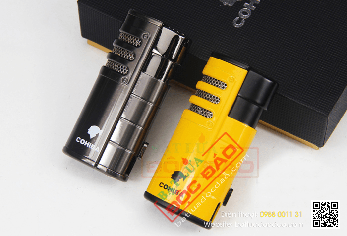 Bật lửa xì gà (cigar) Cohiba 3 tia kèm đục - Mã SP: H17