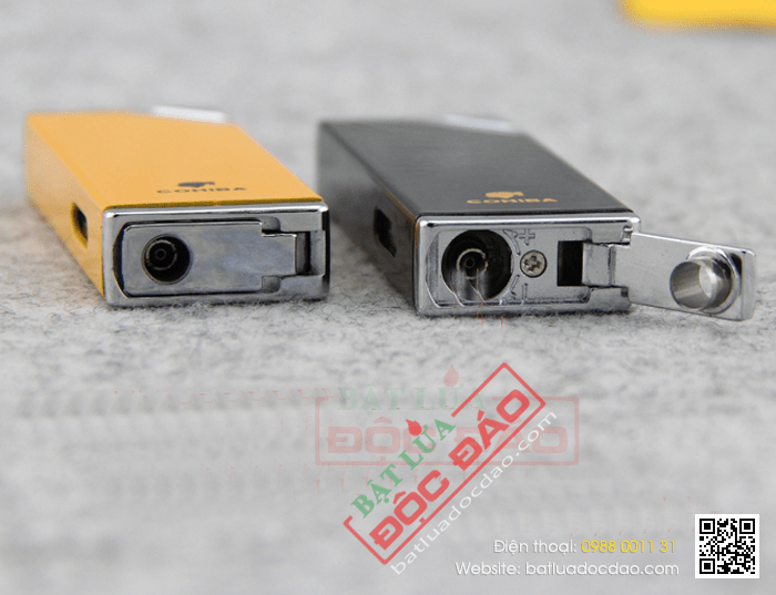 Bật lửa khò hút Cigar (xì gà) Cohiba chính hãng loại 1 tia lửa có thiết bị đục Cigar - Mã SP: BLH026