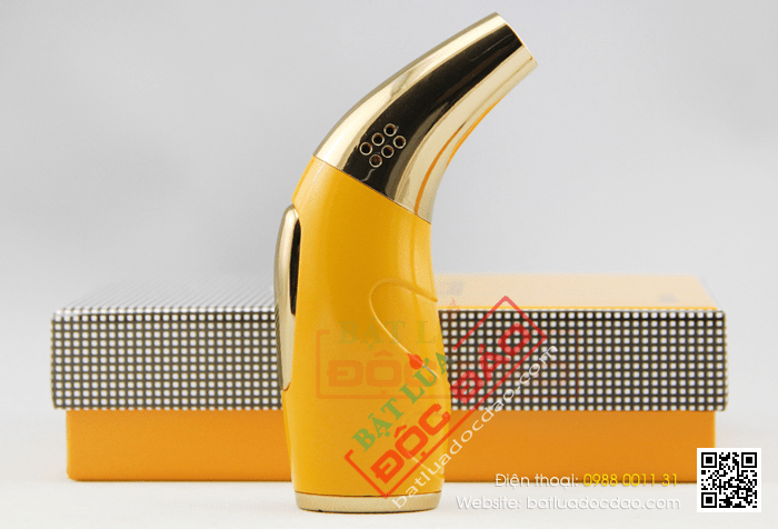 Bật lửa khò hút Cigar (xì gà) Cohiba chính hãng loại 1 tia lửa có thiết bị đục Xì gà - Mã SP: BLH106