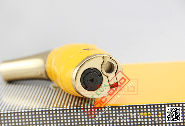 Bật lửa khò hút Cigar (xì gà) Cohiba chính hãng loại 1 tia lửa có thiết bị đục Xì gà - Mã SP: BLH106