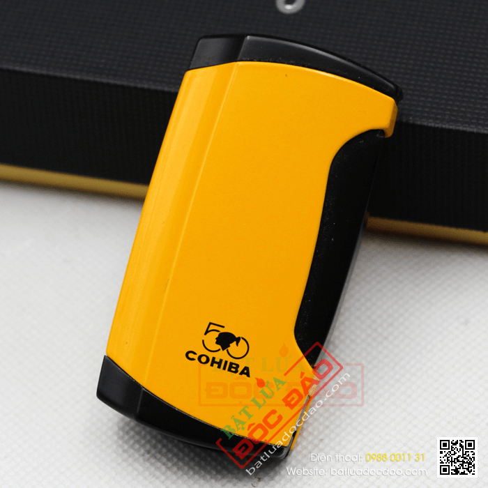 Bật lửa khò xì gà (cigar) Cohiba 2 tia cao cấp - Mã SP: H13