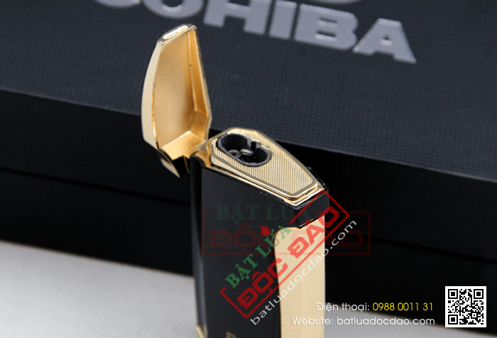 Bật lửa khò xì gà (cigar) Cohiba 2 tia cao cấp - Mã SP: H13