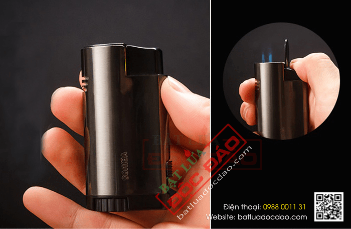 Bật lửa khò hút xì gà Cohiba 3 tia kèm đục - Mã SP: COB27