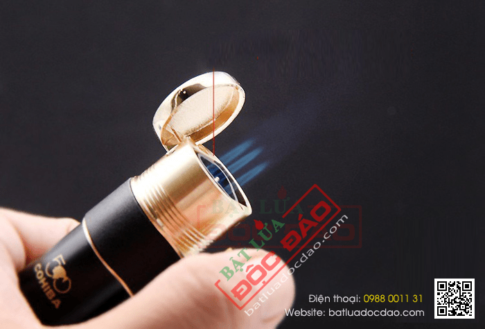 Bật lửa khò hút xì gà (cigar) Cohiba 3 tia - Mã SP: H12