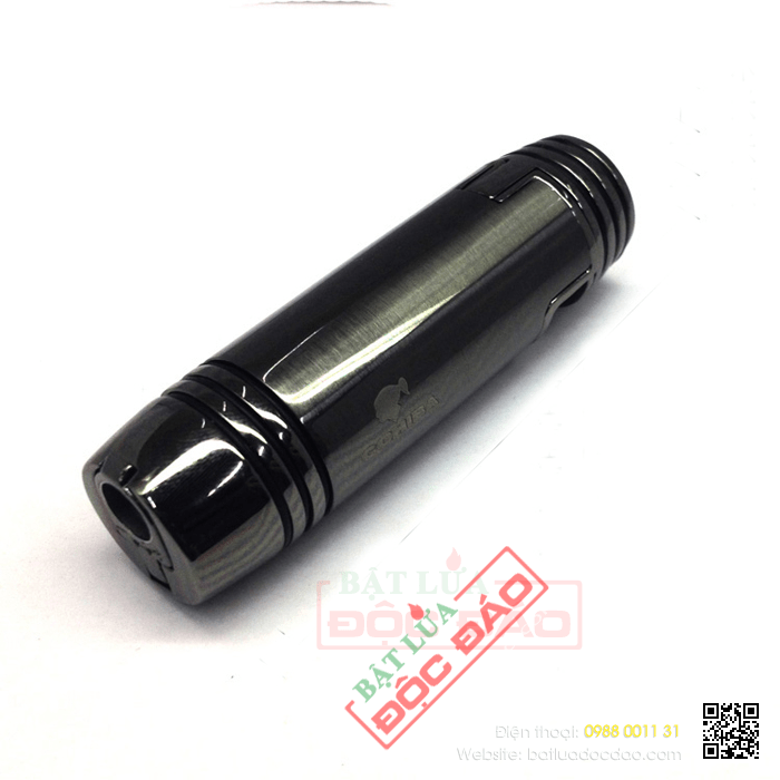 Bật lửa khò hút Cigar (xì gà) cohiba chính hãng loại 1 tia lửa có thiết bị đục xì gà - Mã SP: BLH088