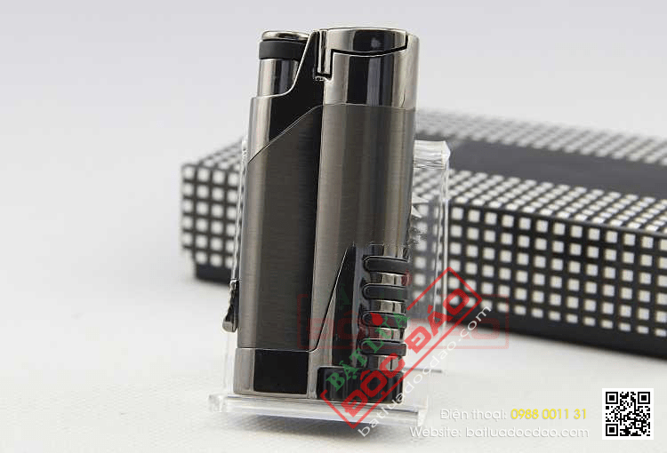 Bật lửa khò hút Cigar (xì gà) Cohiba chính hãng loại 1 tia lửa có thiết bị đục Cigar - Mã SP: BLH096