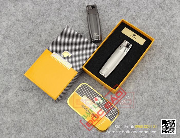 Bật lửa khò hút Cigar (xì gà) Cohiba chính hãng loại 1 tia lửa - Mã SP: BLH057