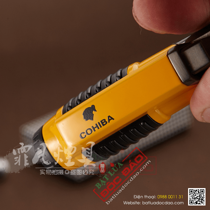 Bật lửa khò hút Cigar (xì gà) Cohiba chính hãng loại 1 tia lửa - Mã SP: BLH068