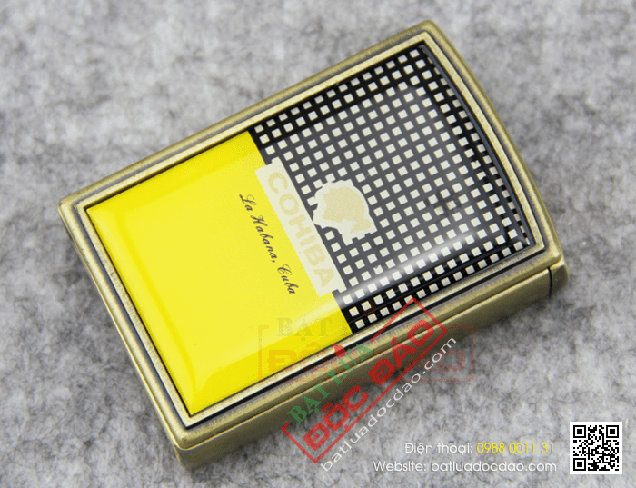 Bật lửa khò hút Cigar (xì gà) cohiba chính hãng loại 1 tia lửa - Mã SP: BLH078