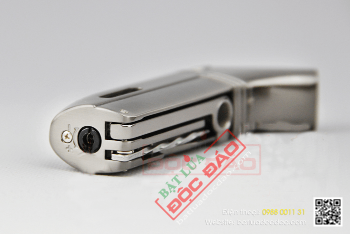 Bật lửa khò hút Cigar (xì gà) Cohiba chính hãng loại 2 tia lửa có 2 thiết bị đục Xì gà - Mã SP: BLH065