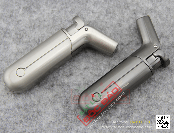 Bật lửa khò hút Cigar (xì gà) Cohiba chính hãng loại 2 tia lửa - Mã SP: BLH011