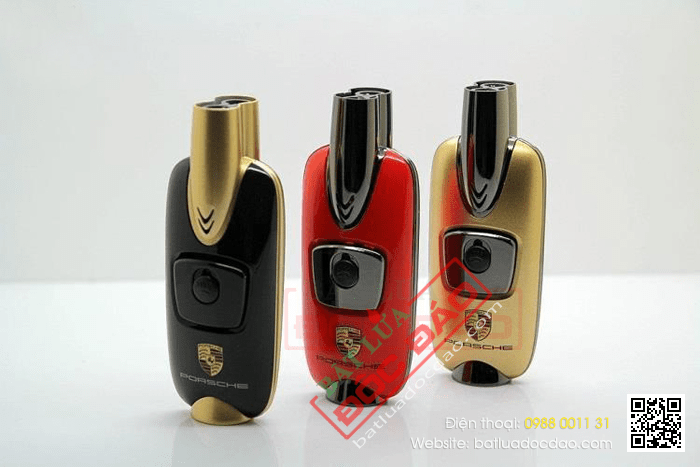 Bật lửa khò hút Cigar (xì gà) Cohiba chính hãng loại 2 tia lửa - Mã SP: BLH105