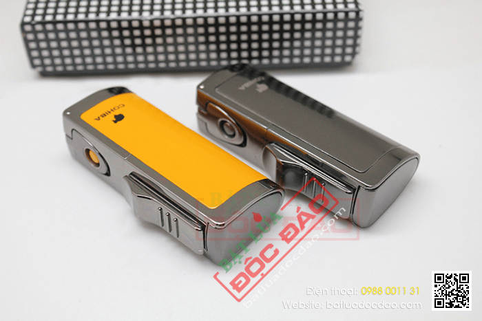 Bật lửa khò hút Cigar (xì gà) Cohiba chính hãng loại 3 tia lửa cực mạnh - Mã SP: BLH036
