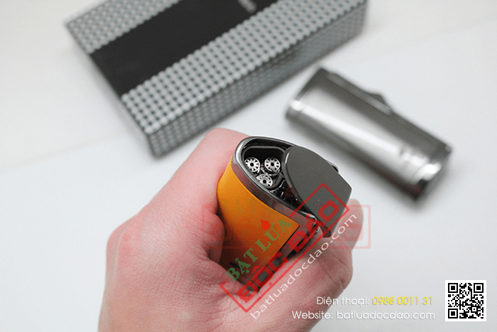 Bật lửa khò hút Cigar (xì gà) Cohiba chính hãng loại 3 tia lửa cực mạnh - Mã SP: BLH036