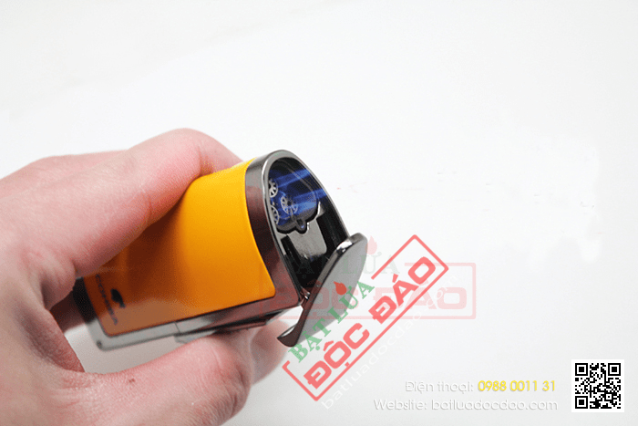 Bật lửa khò hút Cigar (xì gà) Cohiba chính hãng loại 3 tia lửa cực mạnh - Mã SP: BLH036