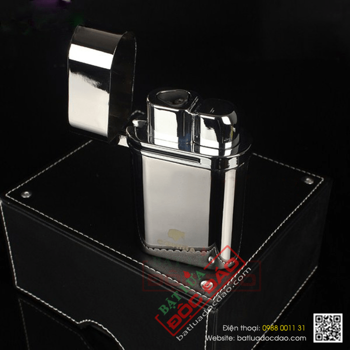 Bật lửa khò hút Cigar (xì gà) Cohiba chính hãng loại 3 tia lửa - Mã SP: BLH033