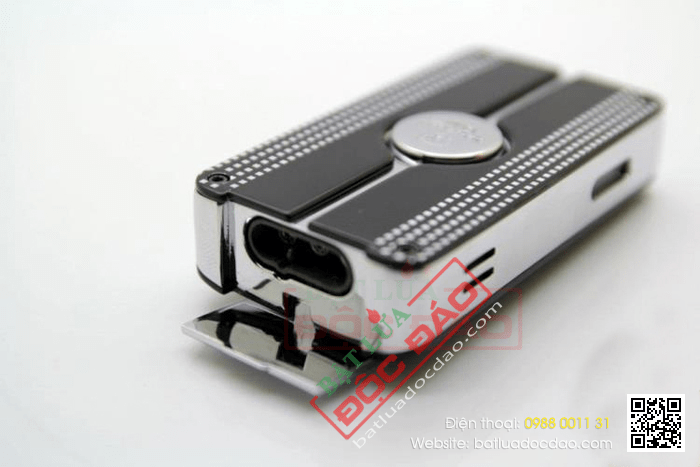 Bật lửa khò hút Cigar (xì gà) Cohiba chính hãng loại 3 tia lửa siêu mạnh có thiết bị đục lỗ Xì gà - Mã SP: COB58