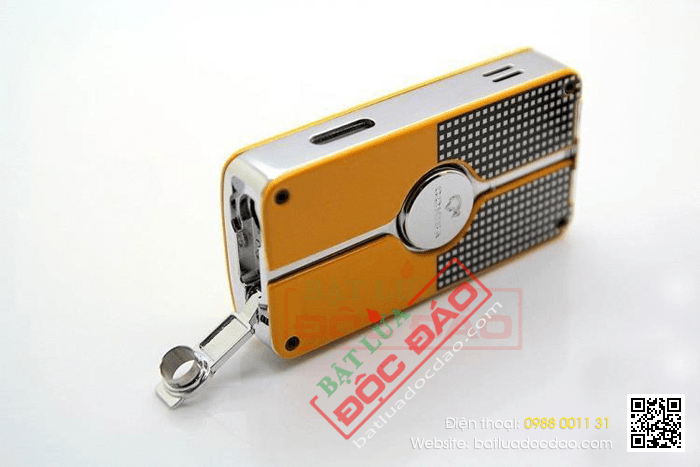 Bật lửa khò hút Cigar (xì gà) Cohiba chính hãng loại 3 tia lửa siêu mạnh có thiết bị đục lỗ Xì gà - Mã SP: COB58