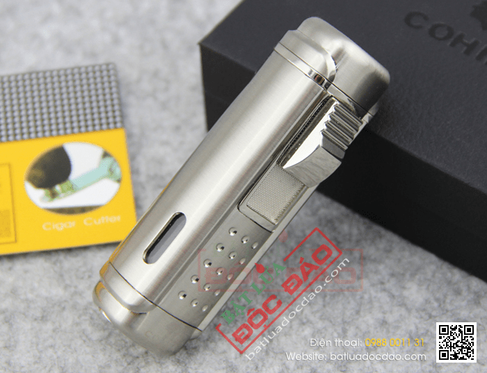 Bật lửa khò hút Cigar (xì gà) Cohiba chính hãng loại 4 tia lửa cực mạnh - Mã SP: BLH027