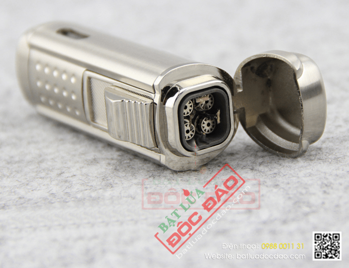 Bật lửa khò hút Cigar (xì gà) Cohiba chính hãng loại 4 tia lửa cực mạnh - Mã SP: BLH027