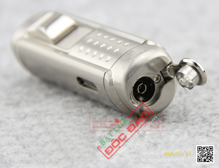 Bật lửa khò hút Cigar (xì gà) Cohiba chính hãng loại 4 tia lửa cực mạnh - Mã SP: BLH027