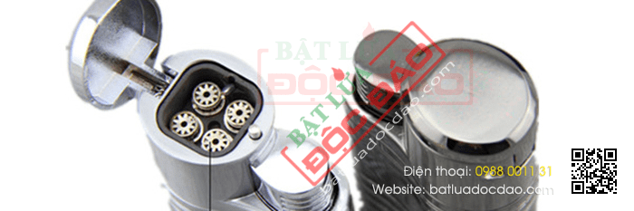 Bật lửa khò hút Cigar (xì gà) Cohiba chính hãng loại 4 tia lửa cực mạnh - Mã SP: BLH095