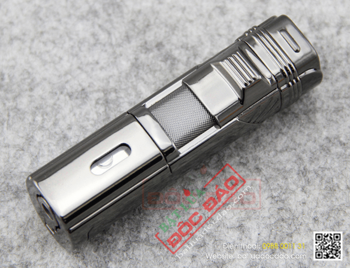 Bật lửa khò hút Cigar (xì gà) Cohiba chính hãng loại 4 tia lửa cực mạnh trang bị đục lỗ Cigar - Mã SP: BLH050