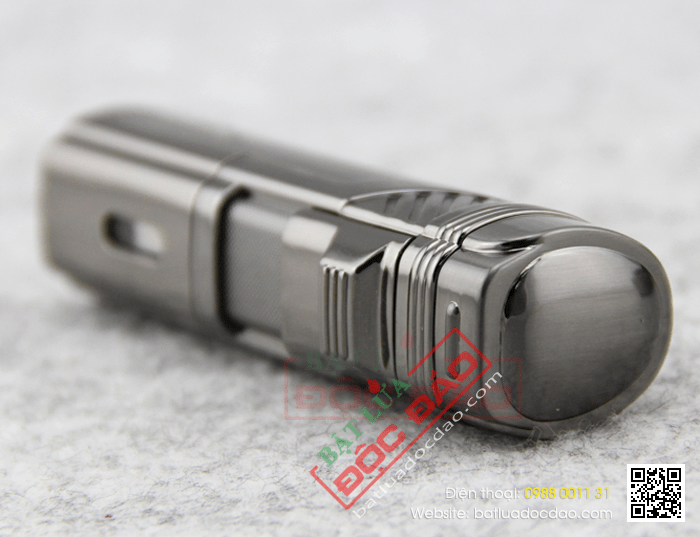 Bật lửa khò hút Cigar (xì gà) Cohiba chính hãng loại 4 tia lửa cực mạnh trang bị đục lỗ Cigar - Mã SP: BLH050