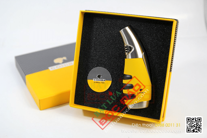 Bật lửa khò hút Cigar (xì gà) Cohiba loại 1 tia lửa chính hãng - Mã SP: COB 956